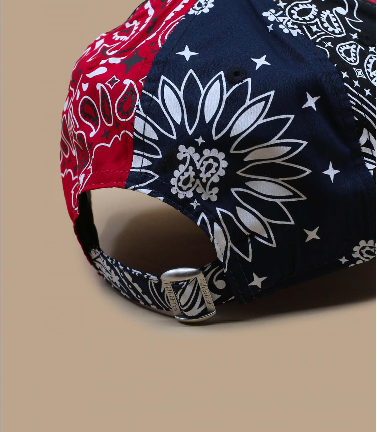 New Era casquette NY bandana noir rouge